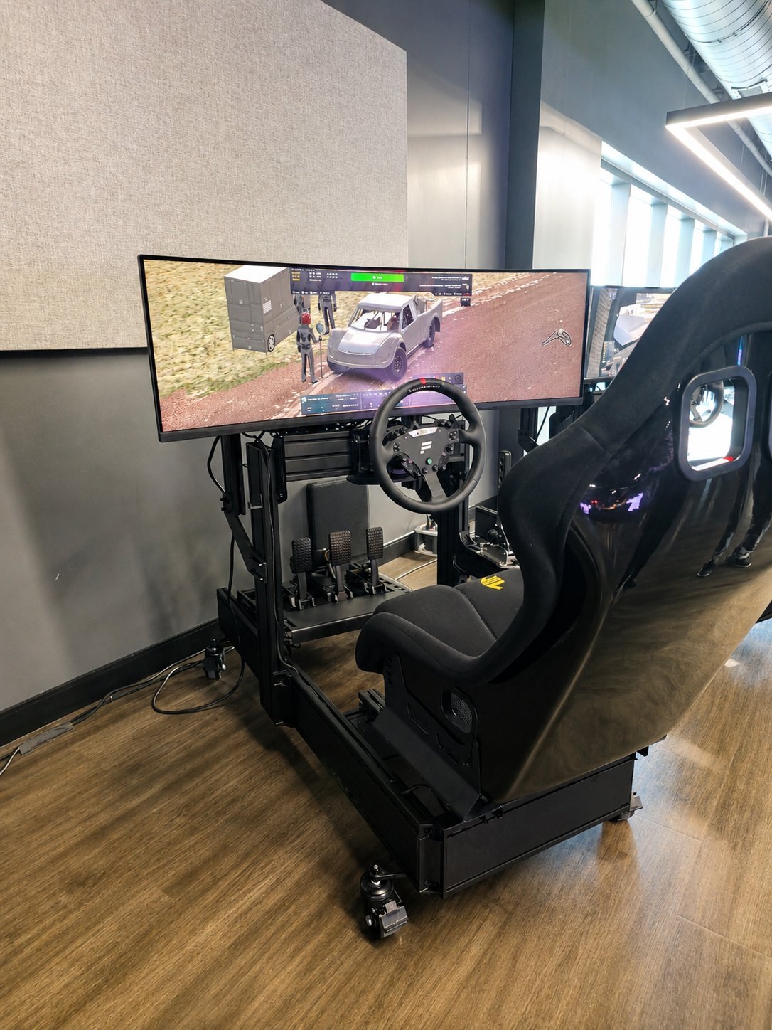 Academy Sport simulator build with MOZA active pedals